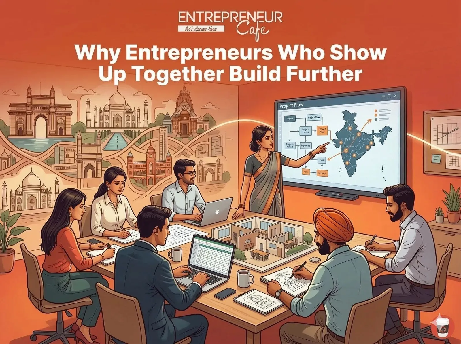 Why Entrepreneurs Who Show Up Together Build Further